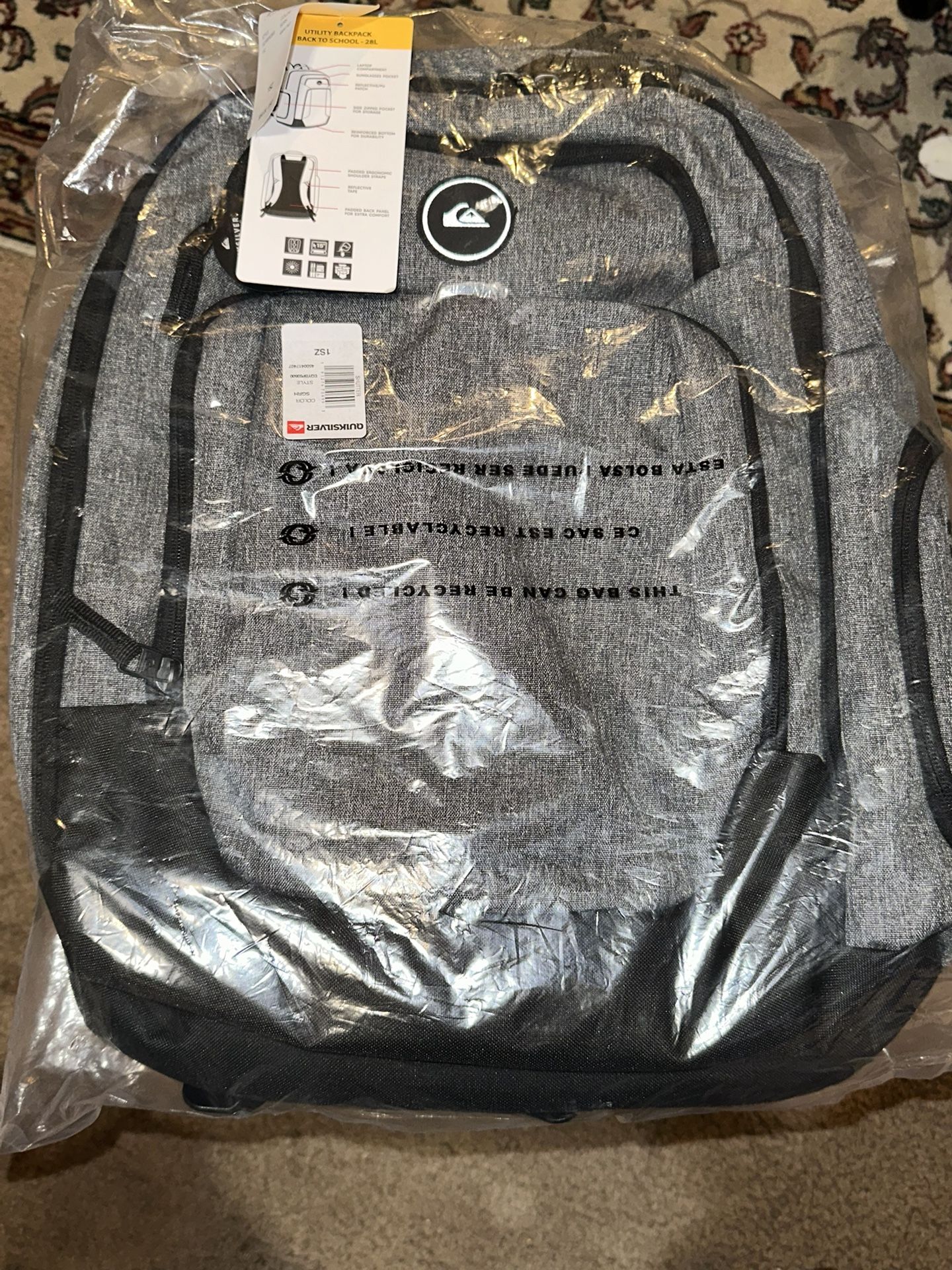 Quicksilver Backpack NEW 