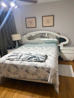 1980’s style Bed Frame + Dresser