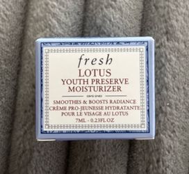 NEW FRESH LOTUS YOUTH PRESERVE LINE & TEXTURE SMOOTHING MOISTURIZER $5!