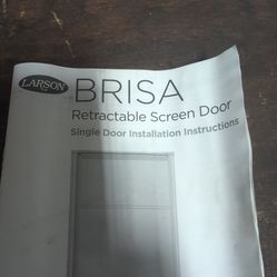 Brisa 36-in retractable screen door