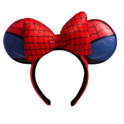 RARE Disney Parks 2023 Marvel Spider-Man Mickey Minnie Ears Headband **FLAWED**
