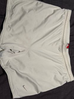 Nike White Athletic Shorts