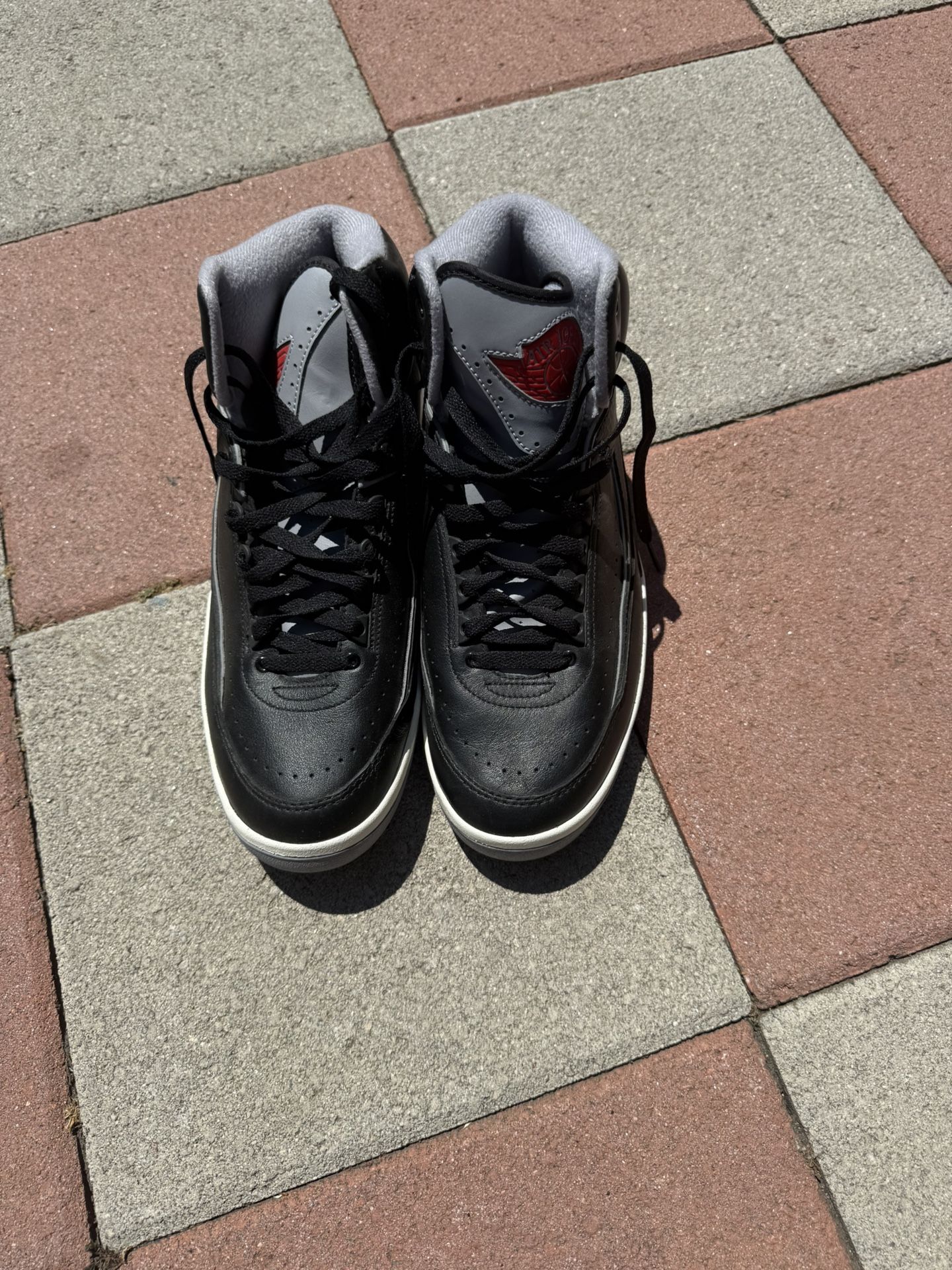 Nike Air Jordan 2 Retro Black Cement Men Size 11
