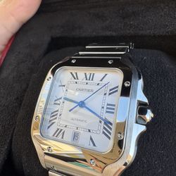 Cartier Santos 40 Mm With Box And Card 