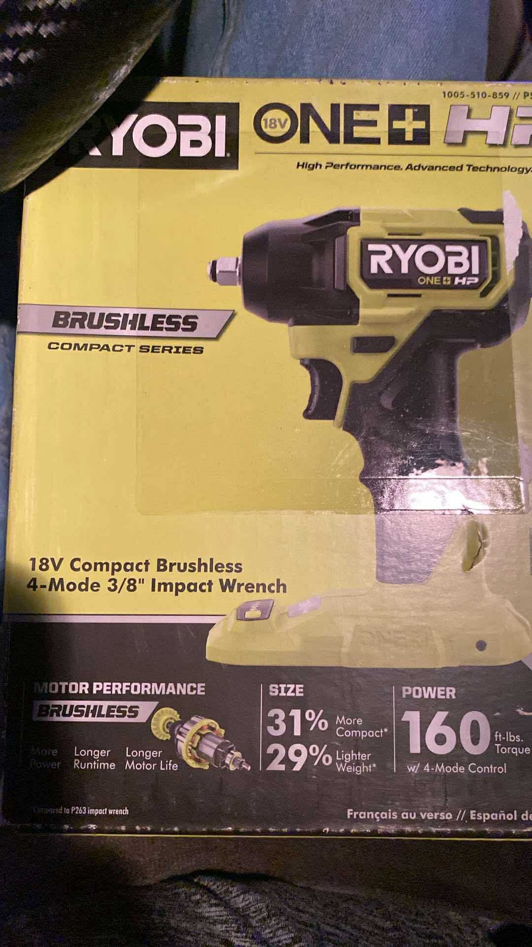 Ryobi One + HP IMPACT WRENCH 3/8” compact