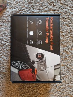 Rechargeable Fuel Transfer Pump