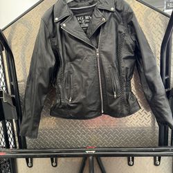 Women’s XLT Leather Motorcycle Jacket 
