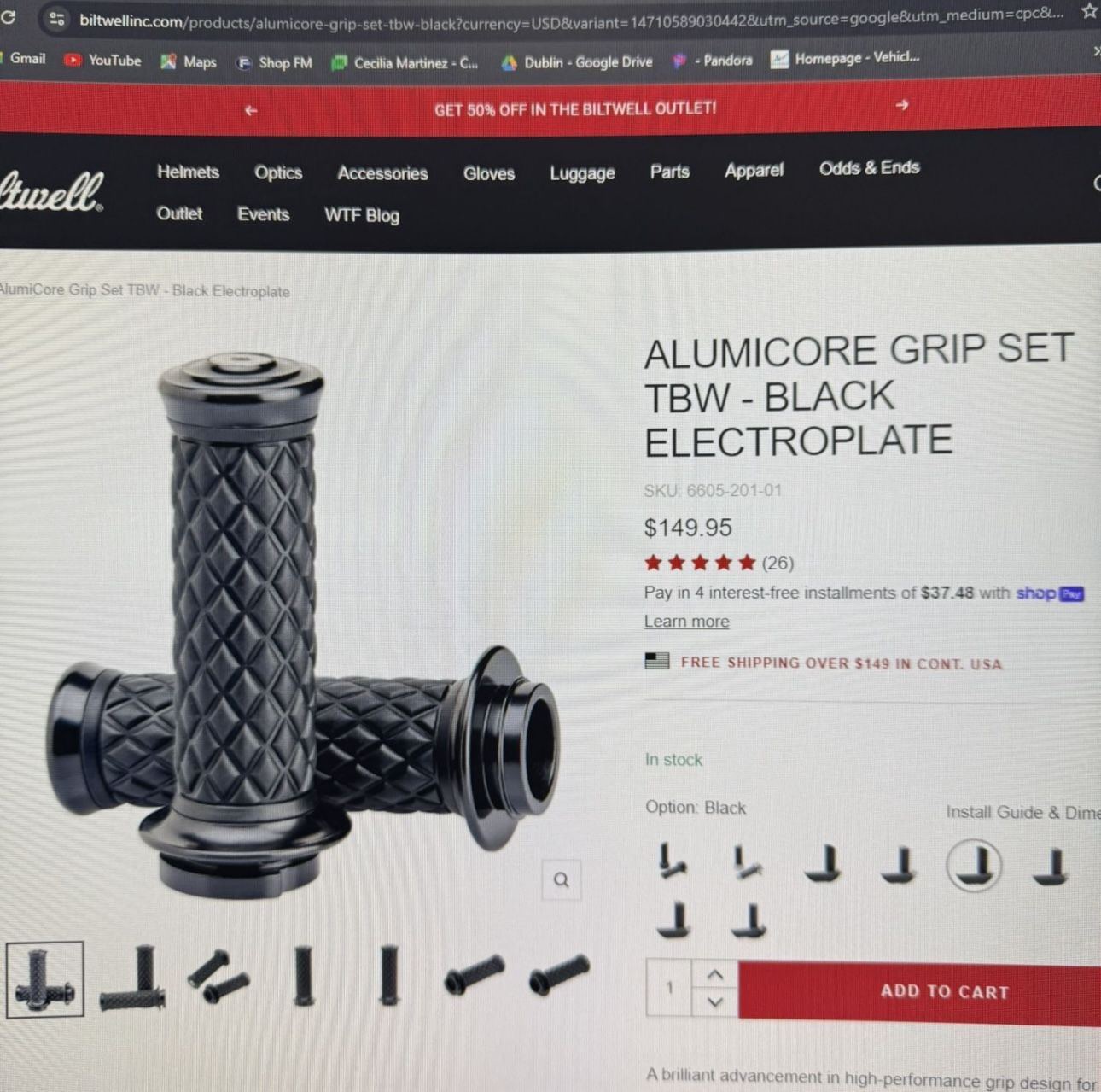 Throttle By Wire Grips