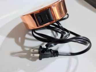Rose Gold USB Charger Station – USB-A & USB-C Ports