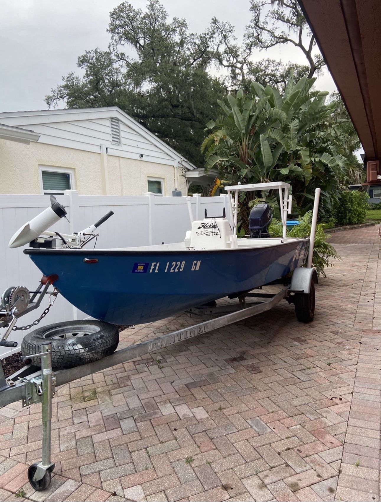 HOBIE - 15 Ft Power Skiff Flats Boat