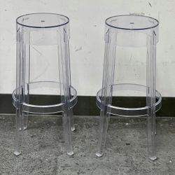 Pair Of Ghost Bar Stools