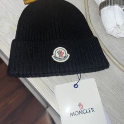 Moncler Black Beanie