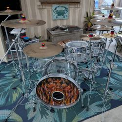 Tama Silver Star Mirage Series Acrylic Drums 