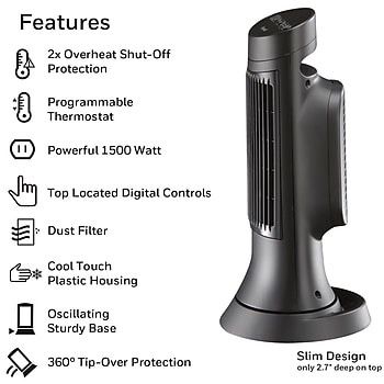 Honeywell Electric Tower Heater 1500W