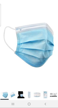 3ply disposable face mask 50pcs