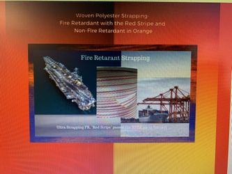 Strapping Fire Retardant 3/4 , 3/8,