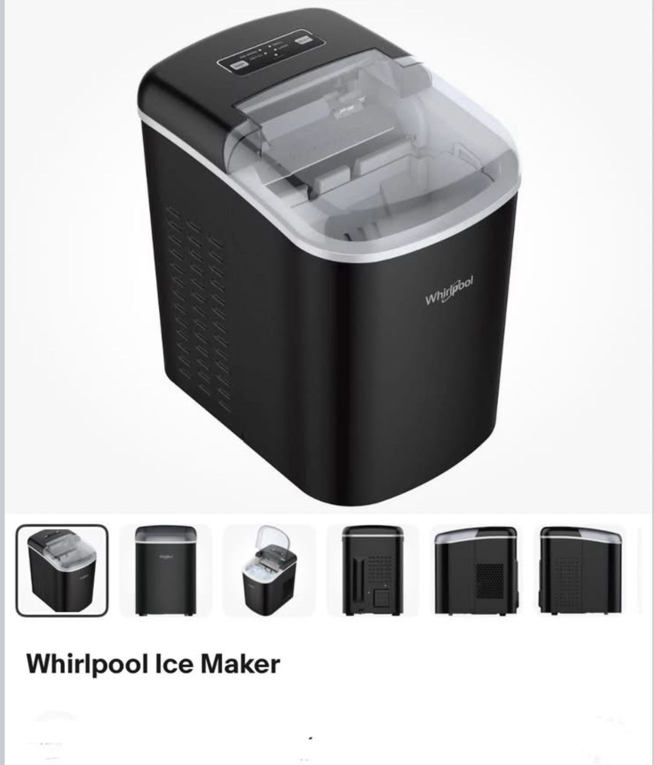 🪼 $60 Whirlpool Ice Maker - WHCI26VBA3A - 26 LBS of ice per day🆕B44