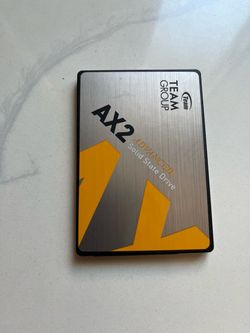 TEAMGROUP AX2 512GB 2.5" SATA Internal SSD 3D NAND Hard Drive w/ win 11 installed  In good working condition Reformatted and windows 11 installed