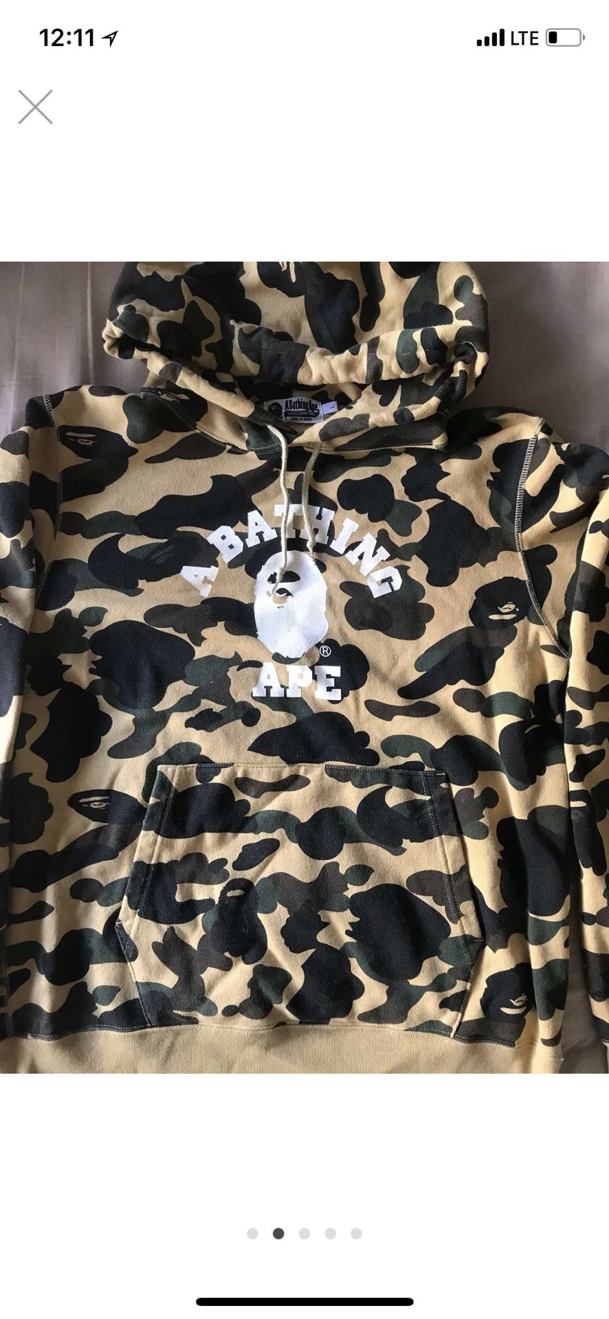 Bathing ape hoodie camo