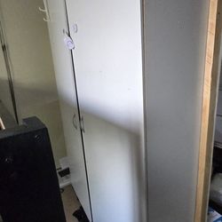 White Cabinet Storage Unit