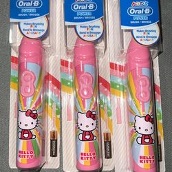 Hello  Kitty Oral-B Toothbrushes 