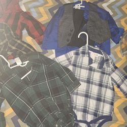 Baby  Boy Clothes  Size 6 To Like 12 Months 