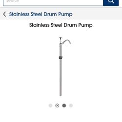 Uline Stainless Steel Drum Pump