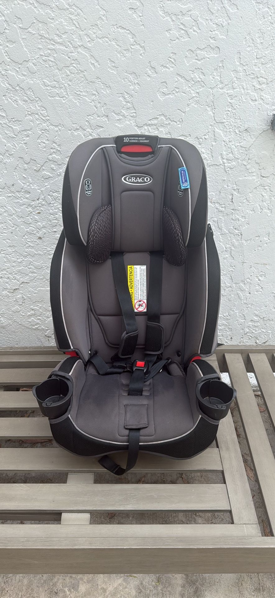Graco SlimFit 3-in-1 Convertible Car Seat, Ultra-Space-Saving Design, Darcie, Suitable for Rear