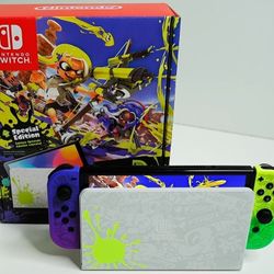 NEW NINTENDO SWITCH OLED + 24 GAMES + WARRANTY + DOCKING STATION