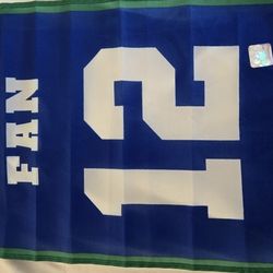 Seahawks 12 Fan Flag