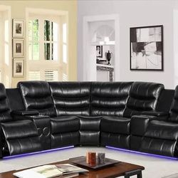 Jovi Power Reclinables Sectional 🔥❤️