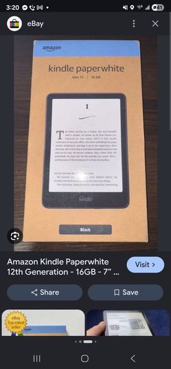 Amazon Kindle Paperwhite Gen 12 16GB Black