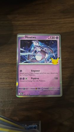 Mewtwo Pokémon Card 063/128 Holo