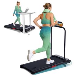 Portable Walking Pad Treadmill With Incline, 0.6-7.6MPH Mini Walking Treadmills For Home