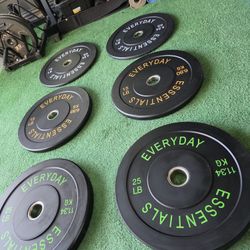 Bumper plate weight set -100lb starter set