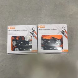 HDX 4-pack, 15 ft x 1in Ratcheting Tie-Downs 2 boxs. New
