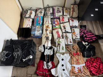 Bundle Lot Women Halloween Cosplay Theme Party Costumes, Leg Avenue Used Read!