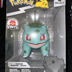 Pokemon Bulbasaur Select Vinyl Figure - 8-Inch Figure Made from Vinyl