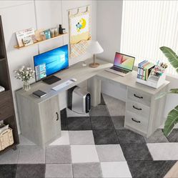 L Shaped Desk Corner Office Desk Computer Desk