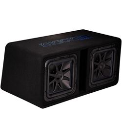 New 2 12” Kicker L7s Subwoofers And Ported Box