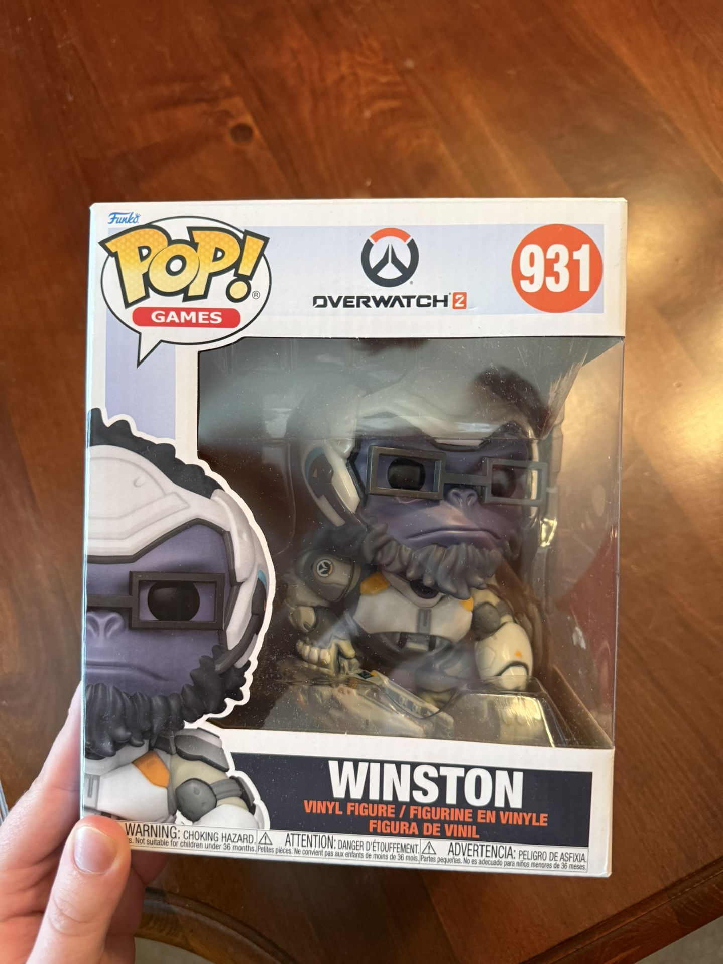 Winston Overwatch Giant Funko Pop (Never Opened) In Box