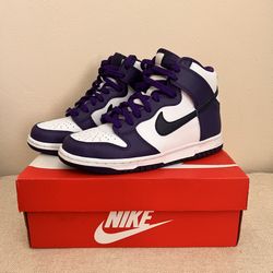 Nike Dunk High (GS 4.5Y) Electro Purple Midnight Navy