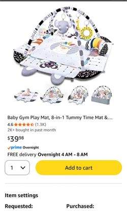 Baby gym mat