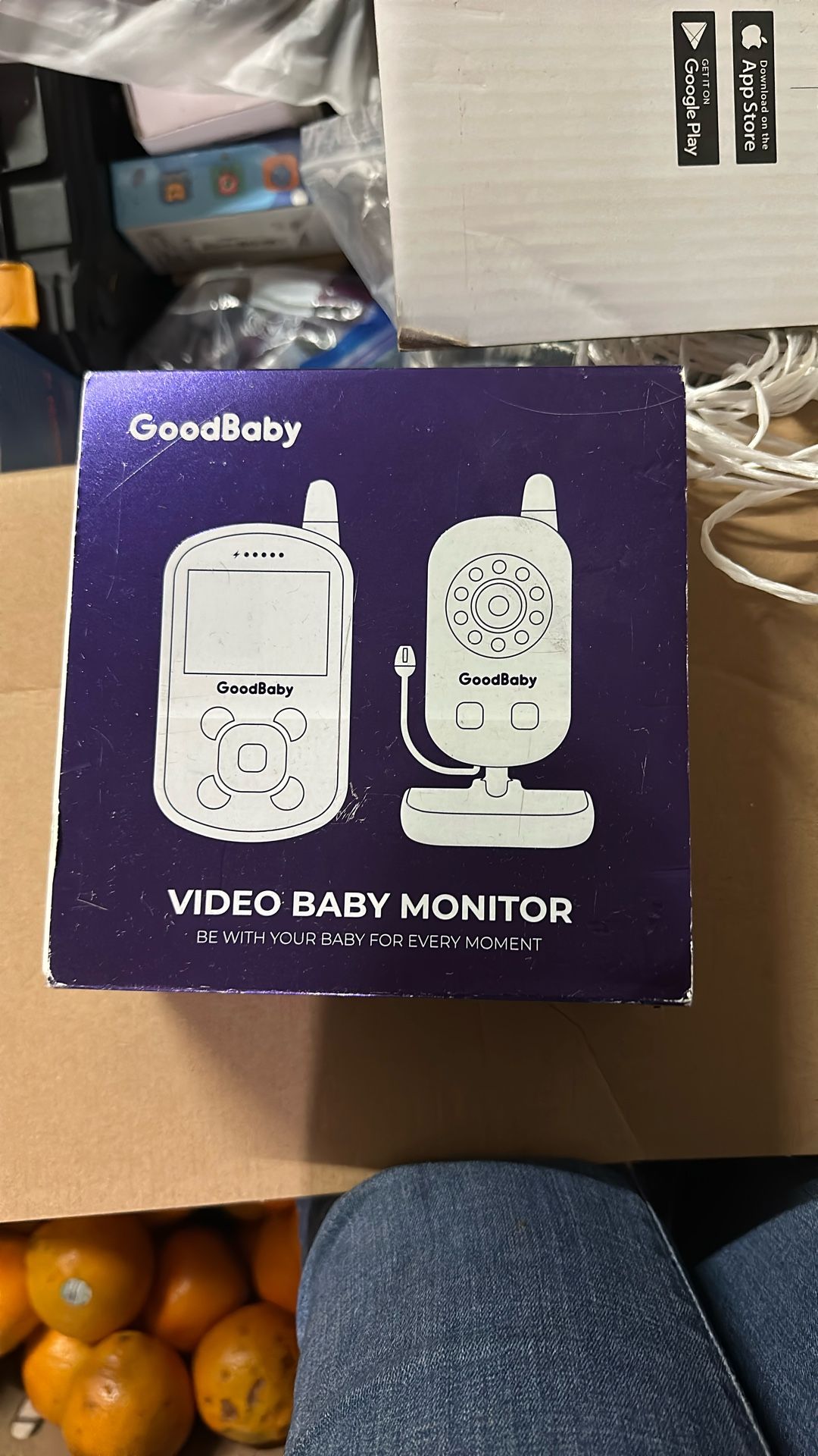 Baby Monitor Bottles And Thermometer And Milk Frother 