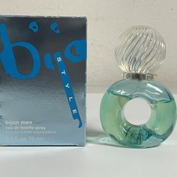 Bijan Style ~ Men's Eau De Toilette Spray ~ 2.5 oz / 75 ml ~ 90% Full w/ Box