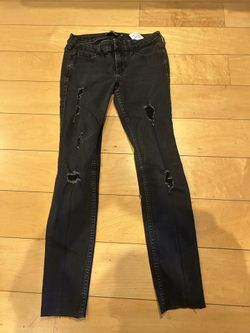Black Hollister Skinny Jeans W26 L28