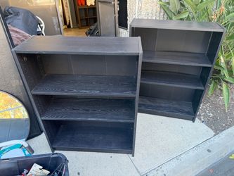 (2) Bookcases