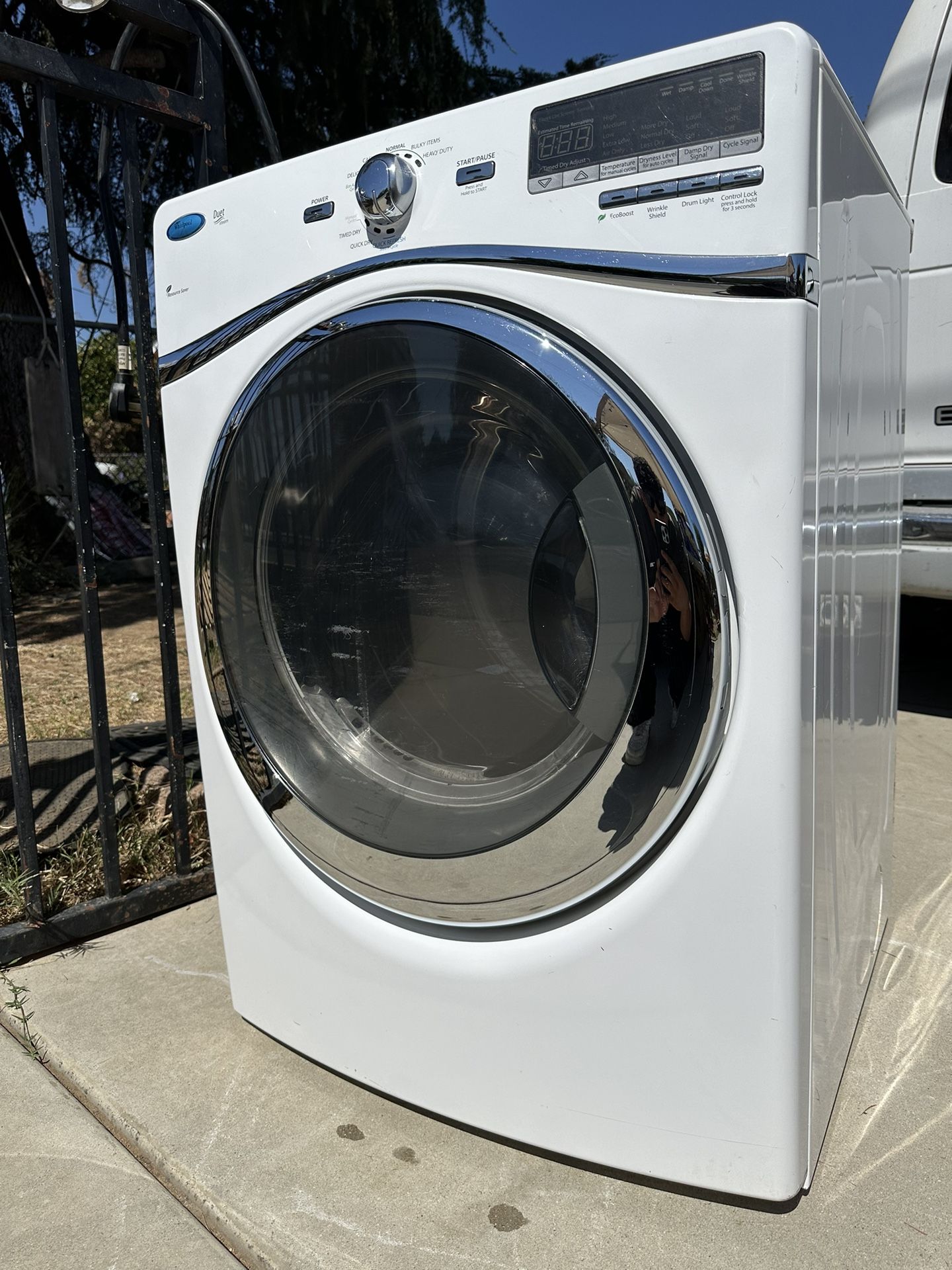 Whirlpool Duet Steam Dryer Resource Saver Eco Boost