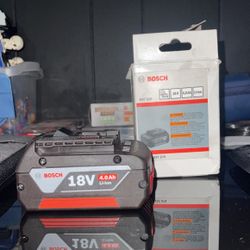 BOSCH 18V 4.0AH Replacement Battery