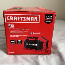 Craftsman v20 - 20 Volt max Cord Less Job site Bluetooth Speaker (battery and charger NOT Included)
